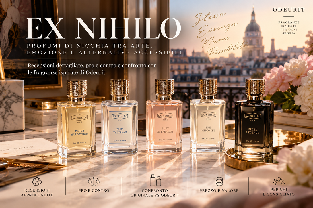 Lust in Paradise Extrait de Parfum recensione italiana pro e contro confronto inspired by Odeurit NO.1408