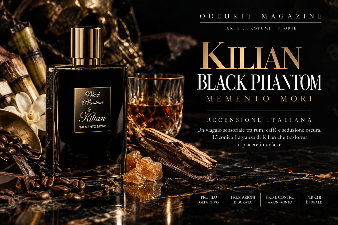 Copertina editoriale recensione Kilian Black Phantom Memento Mori